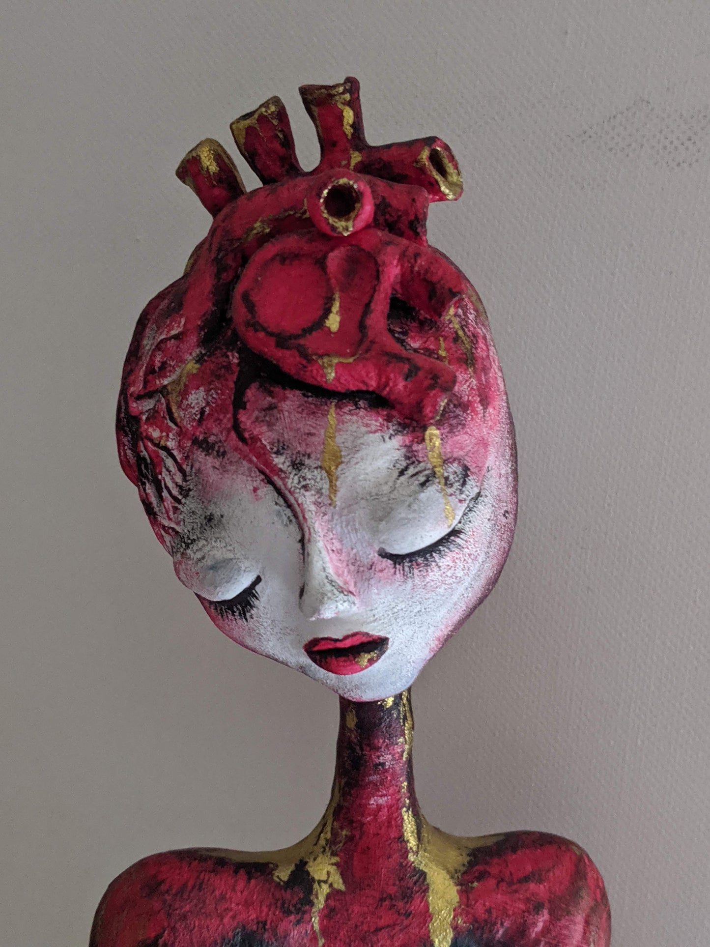 The red image of love