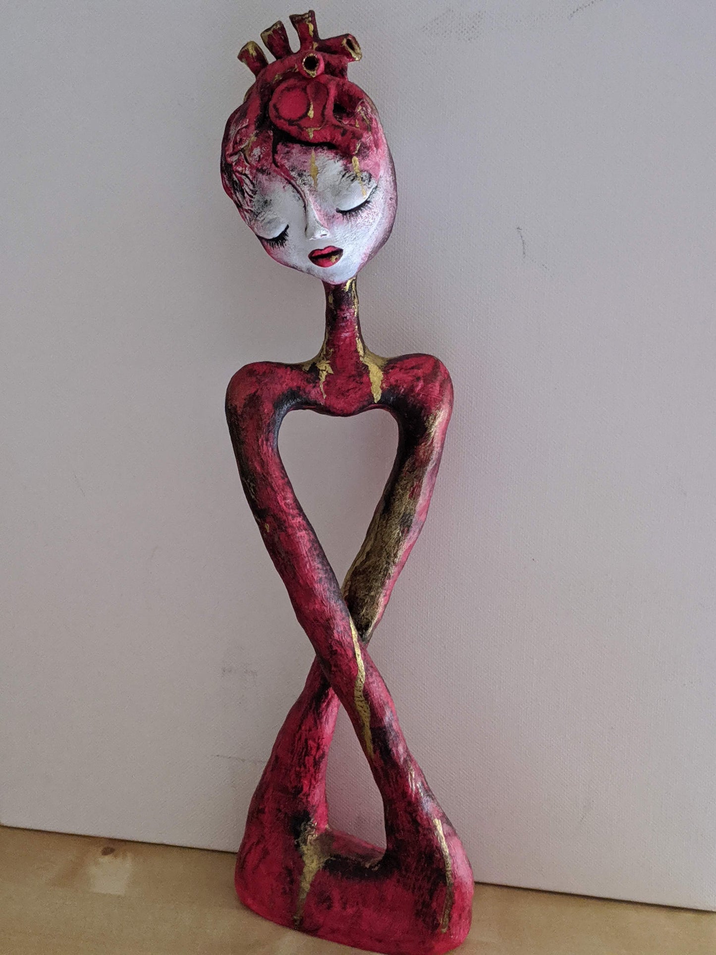 The red image of love