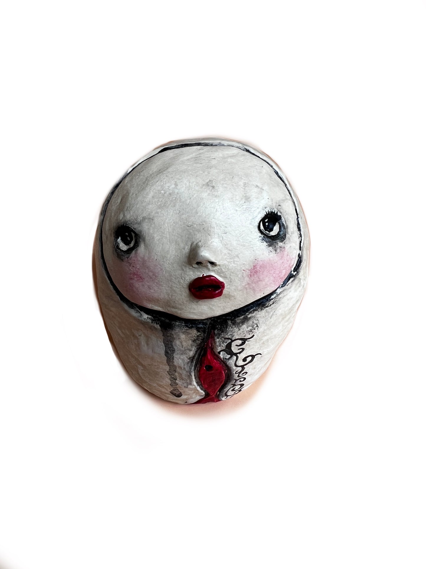 Clay Girl and Goldfish 3