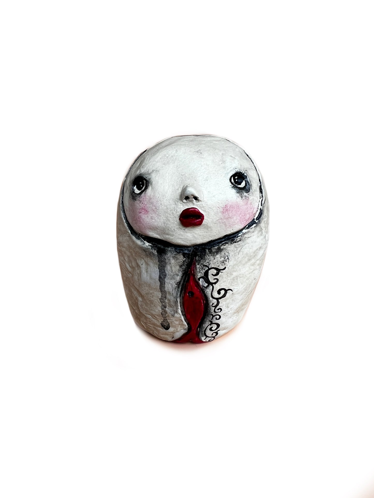 Clay Girl and Goldfish 3